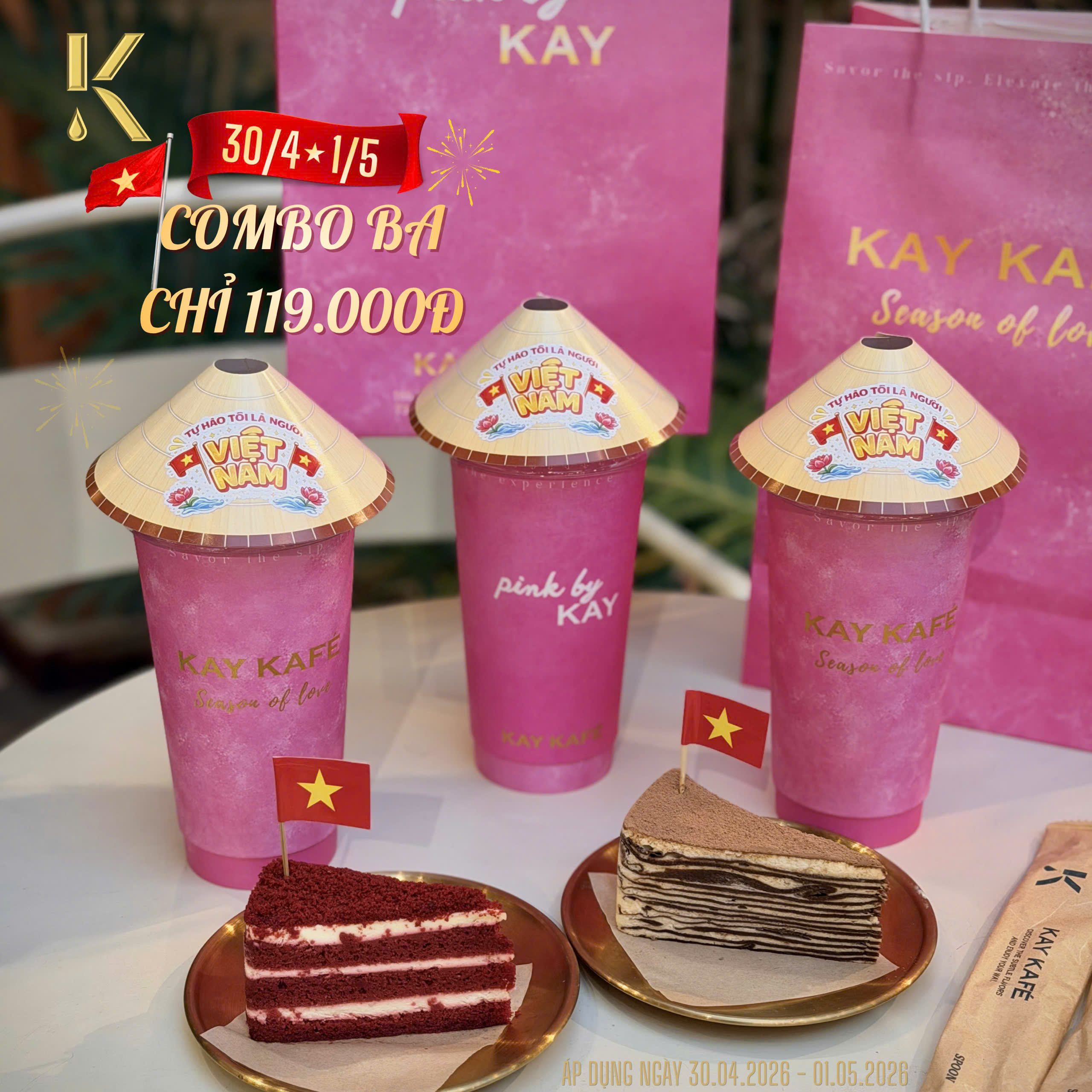 Đại Lễ 30/4 - Kay Kafé